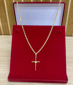 CORRENTE ELO CADEADO QUINA 4MM + PINGENTE BRINDE + PULSEIRA BRINDE