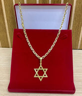 CORRENTE ELO CADEADO QUINA 8MM + PINGENTE BRINDE + PULSEIRA BRINDE