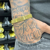 BRACELETE CADEADO DUPLO LACRAIA NINO ABRAVANEL