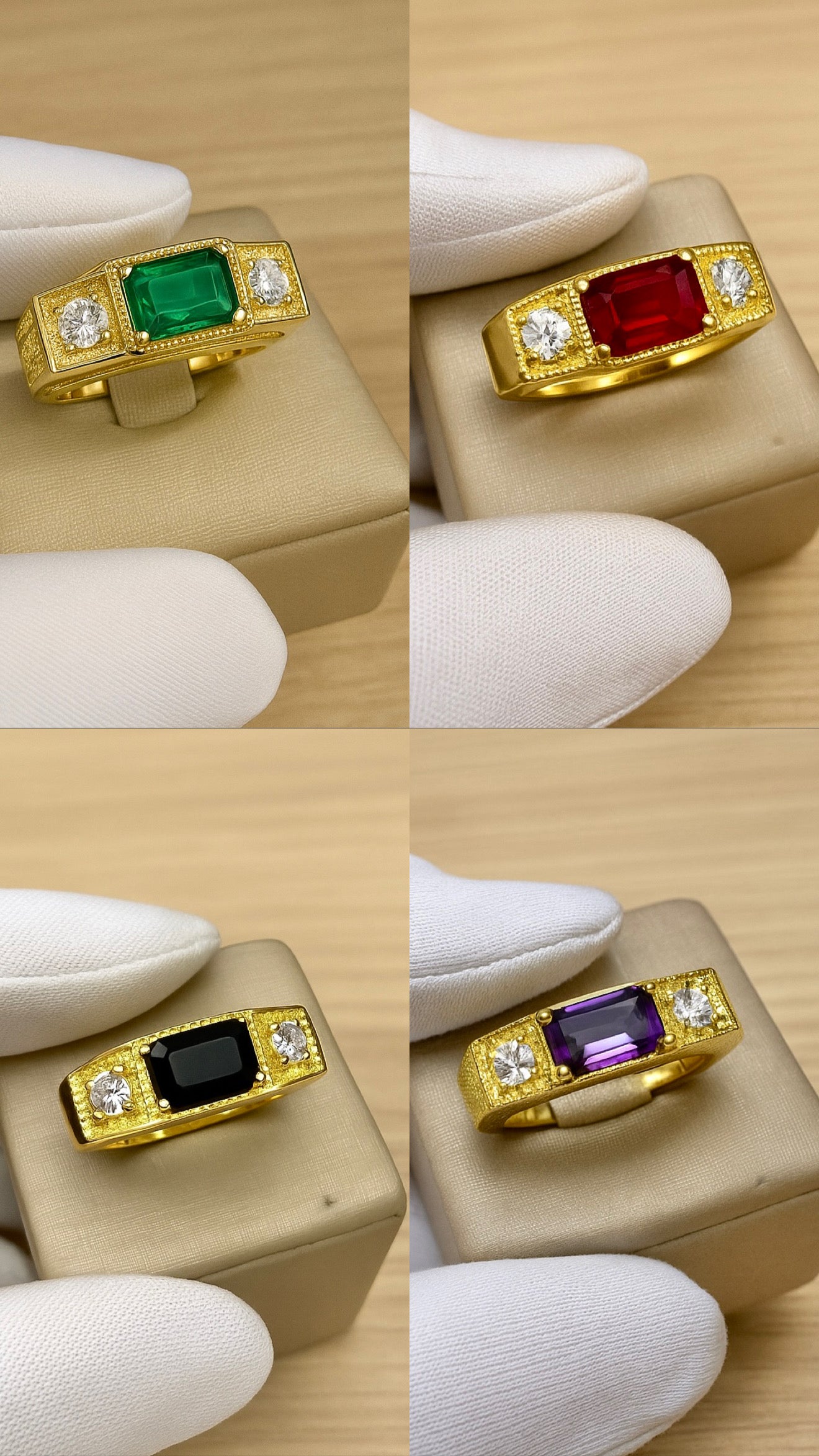 ANEL FORMATURA PEDRA VERMELHA