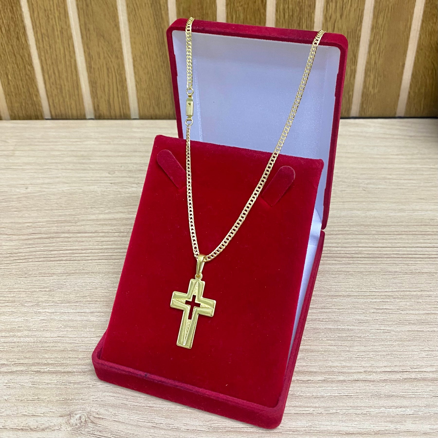 KIT CORRENTE ELO GRUMET 2MM + PULSEIRA BRINDE + PINGENTE BRINDE