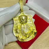 PINGENTE CHEFIN BRANCO CRAVEJADO